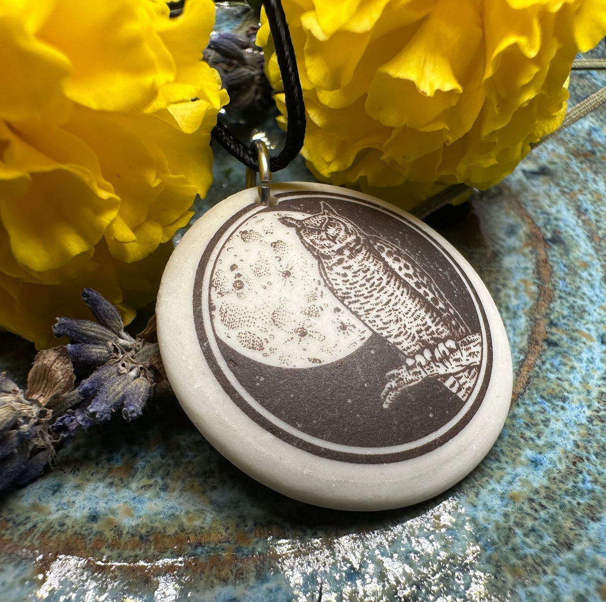 Artisan Great Horned Owl Necklace - Handmade in the U.S.A. Pendant La Vie Bien Artisan Great Horned Owl Necklace - Handmade in the U.S.A.