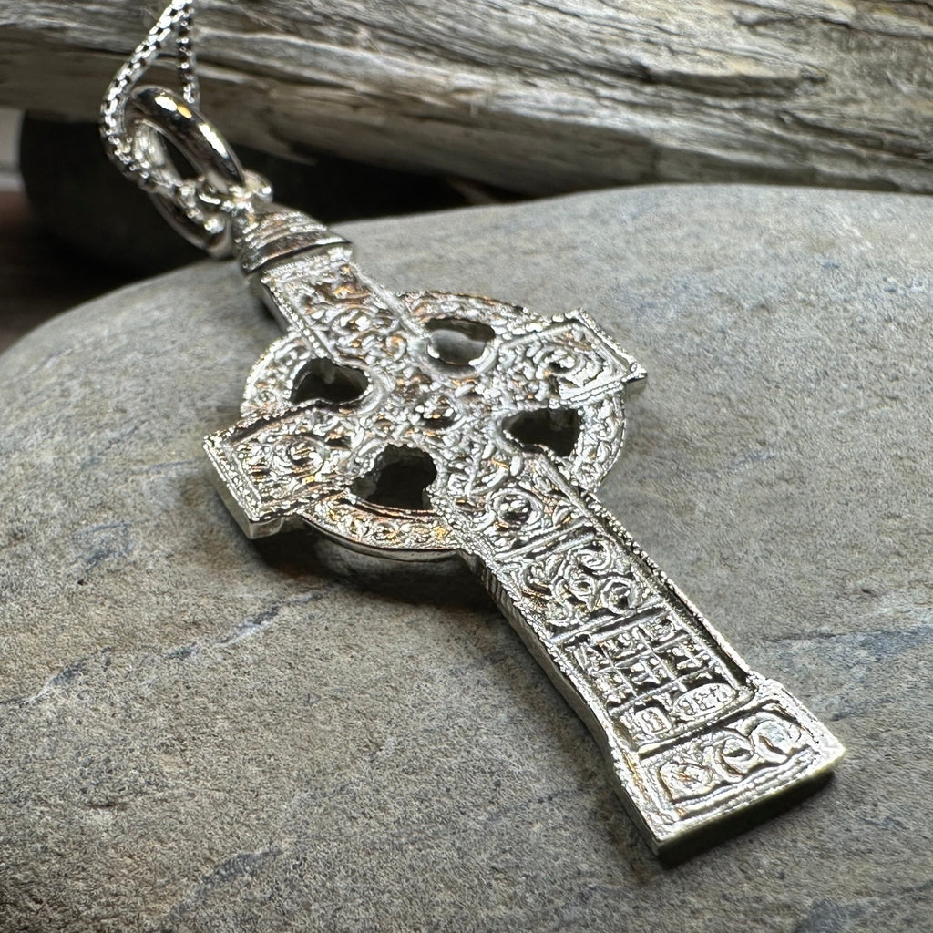Artisan Irish Ahenny Cross Necklace - Made in Ireland Pendant La Vie Bien Artisan Irish Ahenny Cross Necklace - Made in Ireland