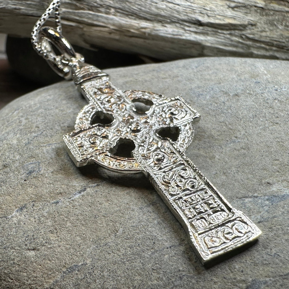 Artisan Irish Ahenny Cross Necklace - Made in Ireland Pendant La Vie Bien Artisan Irish Ahenny Cross Necklace - Made in Ireland