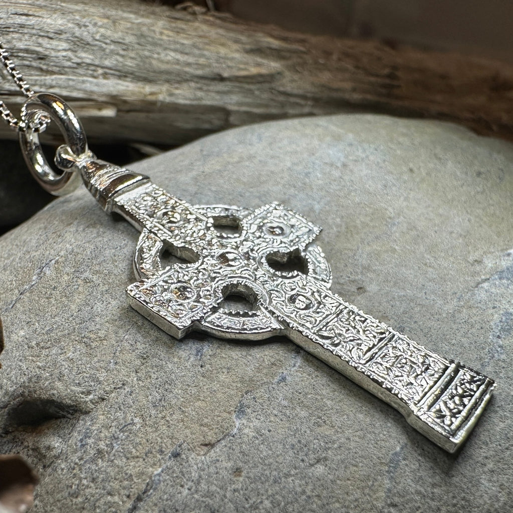 Artisan Irish Ahenny Cross Necklace - Made in Ireland Pendant La Vie Bien Artisan Irish Ahenny Cross Necklace - Made in Ireland