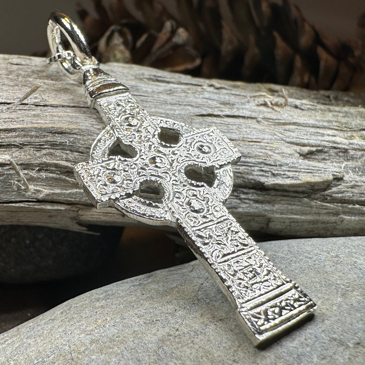 Artisan Irish Ahenny Cross Necklace - Made in Ireland Pendant La Vie Bien Artisan Irish Ahenny Cross Necklace - Made in Ireland