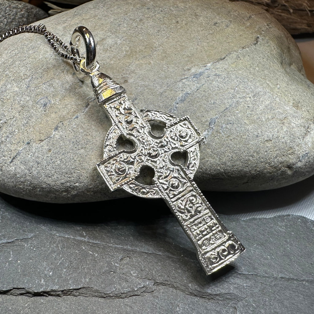 Artisan Irish Ahenny Cross Necklace - Made in Ireland Pendant La Vie Bien Artisan Irish Ahenny Cross Necklace - Made in Ireland