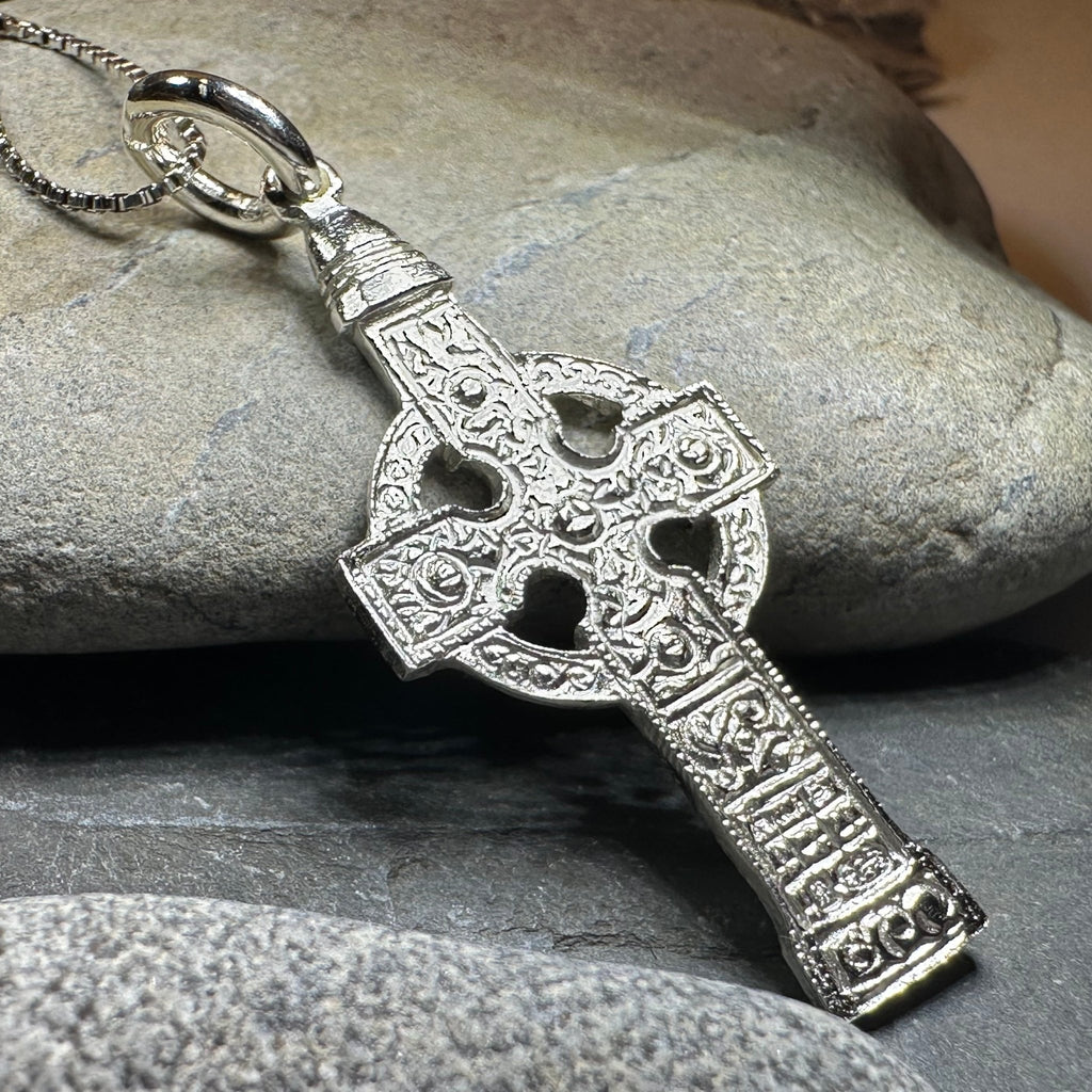Artisan Irish Ahenny Cross Necklace - Made in Ireland Pendant La Vie Bien Artisan Irish Ahenny Cross Necklace - Made in Ireland