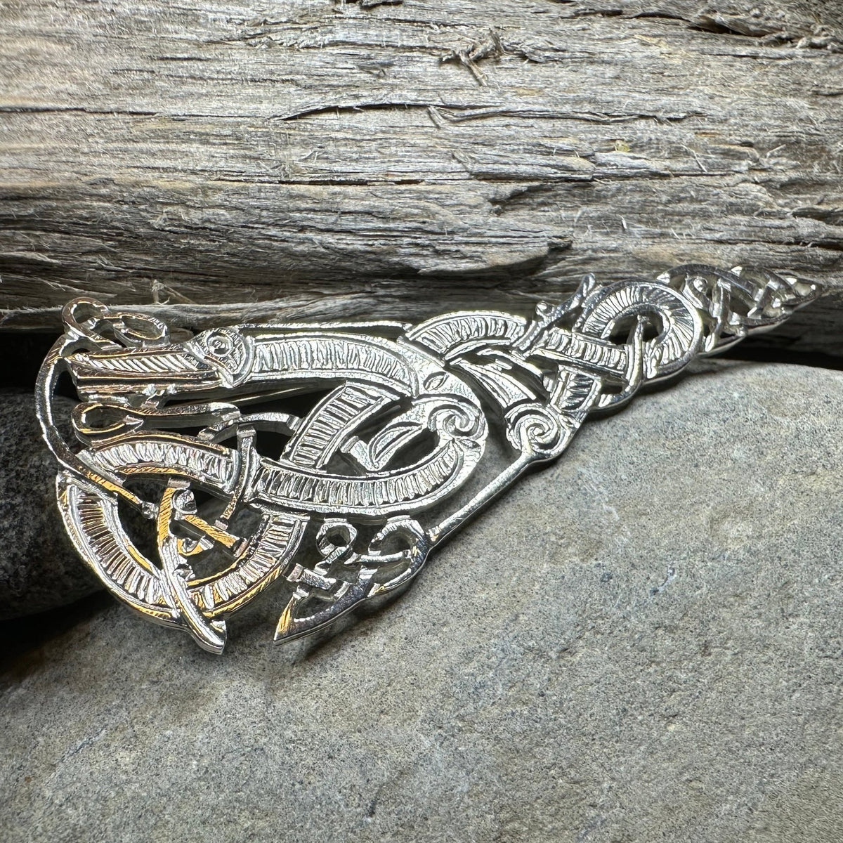 Artisan Irish Celtic Beast Brooch - Made in Ireland Brooch La Vie Bien Artisan Irish Celtic Beast Brooch - Made in Ireland