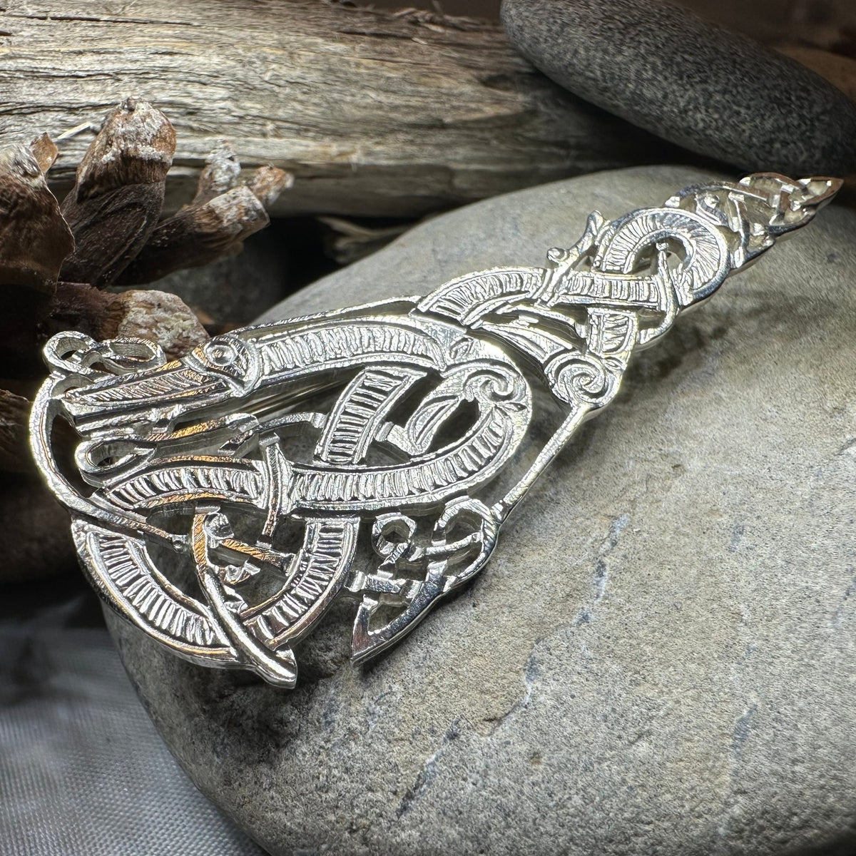 Artisan Irish Celtic Beast Brooch - Made in Ireland Brooch La Vie Bien Artisan Irish Celtic Beast Brooch - Made in Ireland