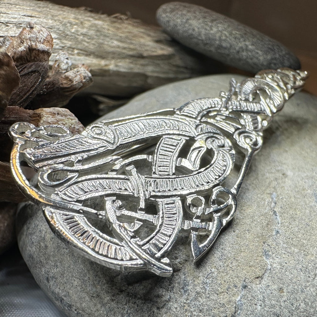 Artisan Irish Celtic Beast Brooch - Made in Ireland Brooch La Vie Bien Artisan Irish Celtic Beast Brooch - Made in Ireland