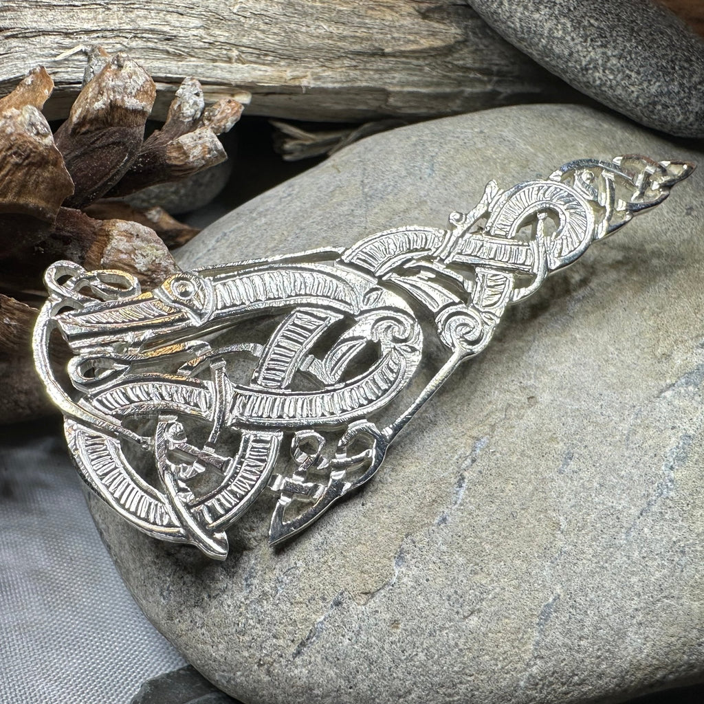 Artisan Irish Celtic Beast Brooch - Made in Ireland Brooch La Vie Bien Artisan Irish Celtic Beast Brooch - Made in Ireland