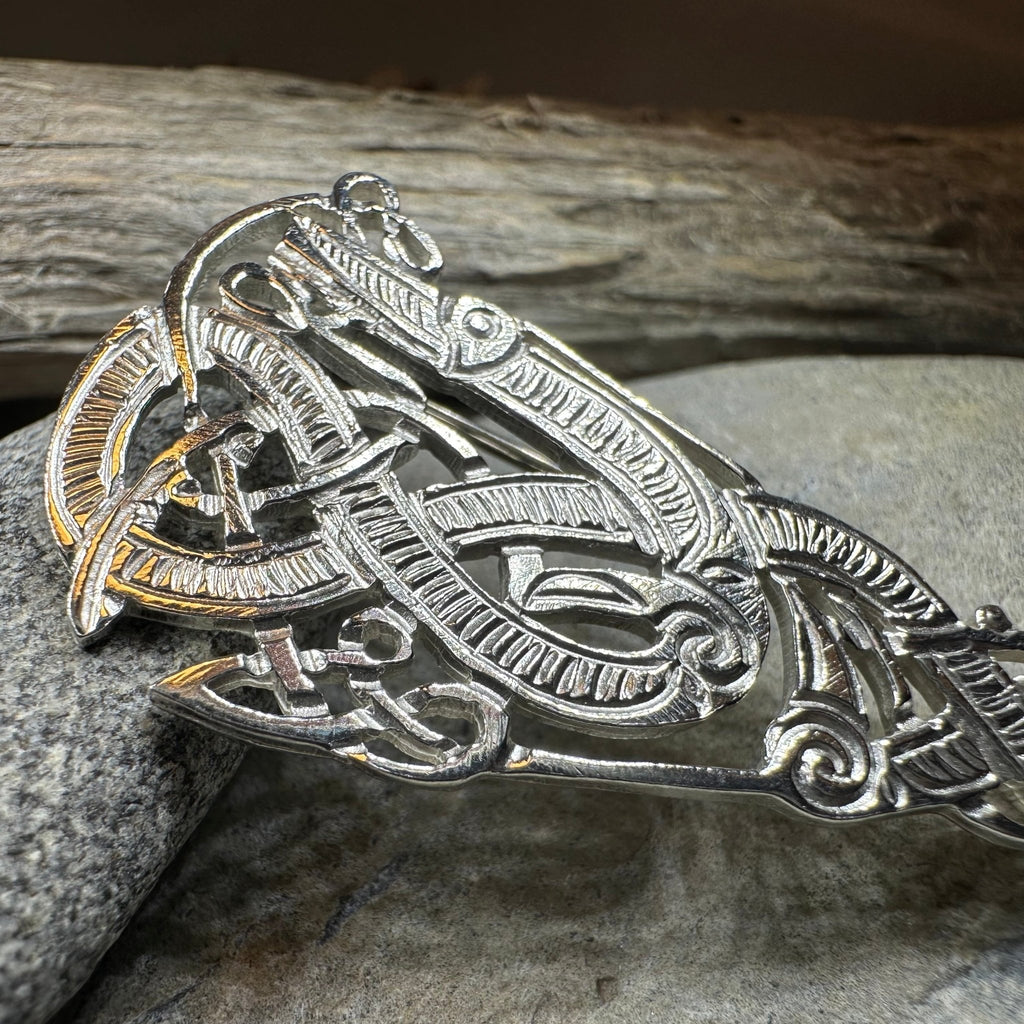 Artisan Irish Celtic Beast Brooch - Made in Ireland Brooch La Vie Bien Artisan Irish Celtic Beast Brooch - Made in Ireland