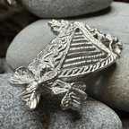 Artisan Irish Celtic Harp Brooch - Handmade in Ireland Brooch La Vie Bien Artisan Irish Celtic Harp Brooch - Handmade in Ireland