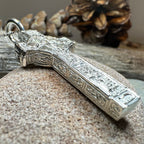 Artisan Irish Clonmacnoise Cross Necklace - Made in Ireland Pendant La Vie Bien Artisan Irish Clonmacnoise Cross Necklace - Made in Ireland