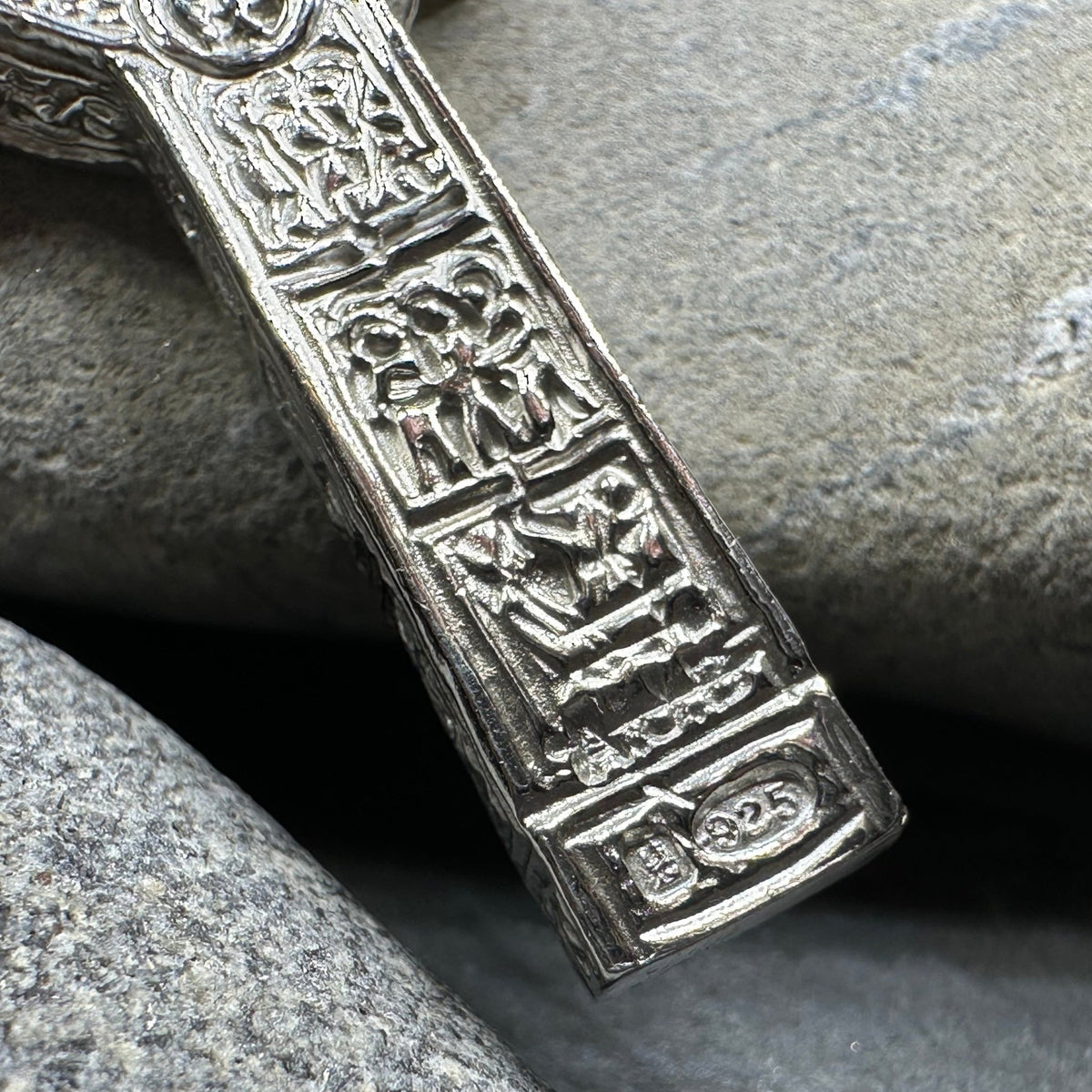 Artisan Irish Clonmacnoise Cross Necklace - Made in Ireland Pendant La Vie Bien Artisan Irish Clonmacnoise Cross Necklace - Made in Ireland