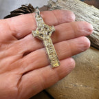 Artisan Irish Clonmacnoise Cross Necklace - Made in Ireland Pendant La Vie Bien Artisan Irish Clonmacnoise Cross Necklace - Made in Ireland