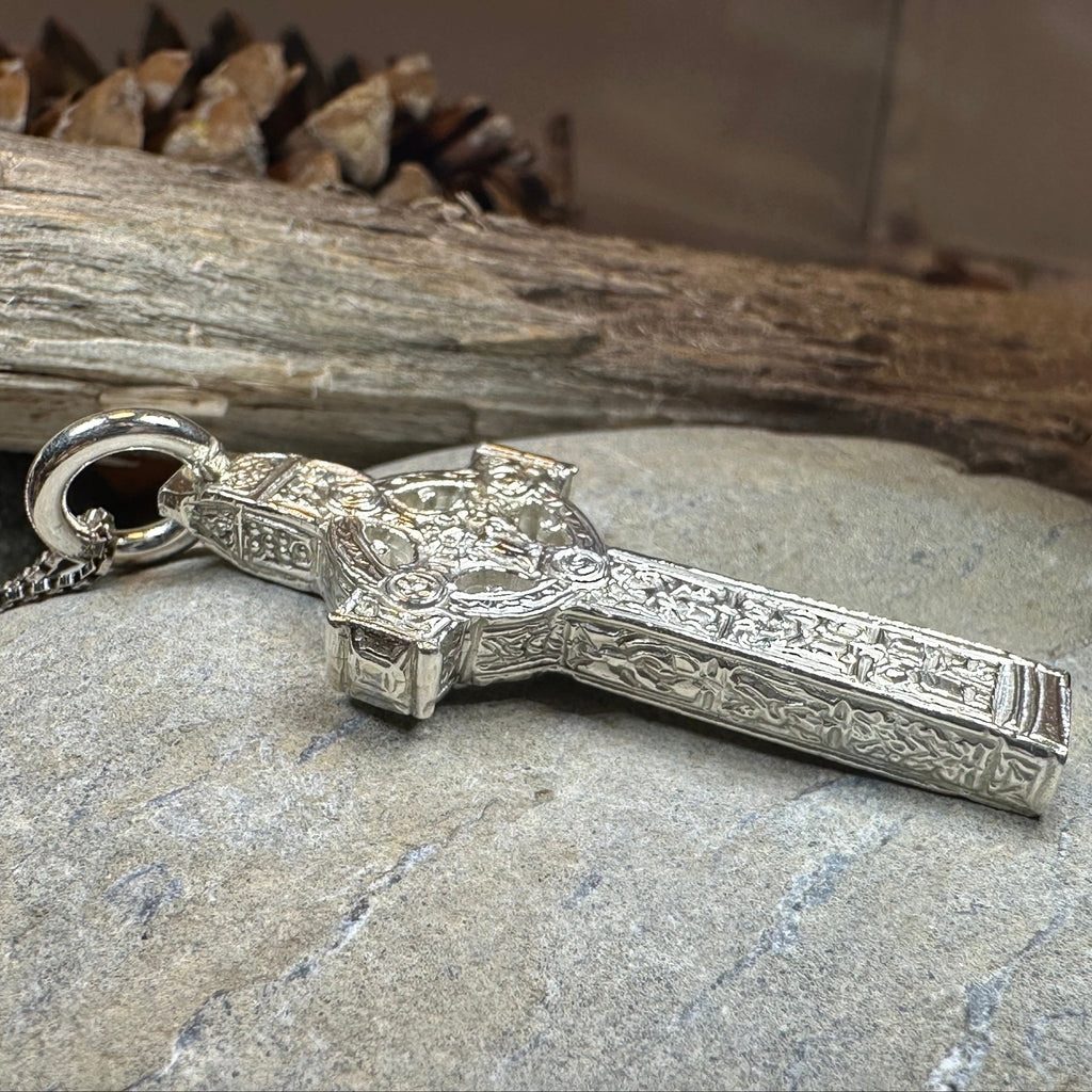 Artisan Irish Clonmacnoise Cross Necklace - Made in Ireland Pendant La Vie Bien Artisan Irish Clonmacnoise Cross Necklace - Made in Ireland