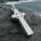 Artisan Irish Clonmacnoise Cross Necklace - Made in Ireland Pendant La Vie Bien Artisan Irish Clonmacnoise Cross Necklace - Made in Ireland