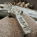 Artisan Irish Clonmacnoise Cross Necklace - Made in Ireland Pendant La Vie Bien Artisan Irish Clonmacnoise Cross Necklace - Made in Ireland