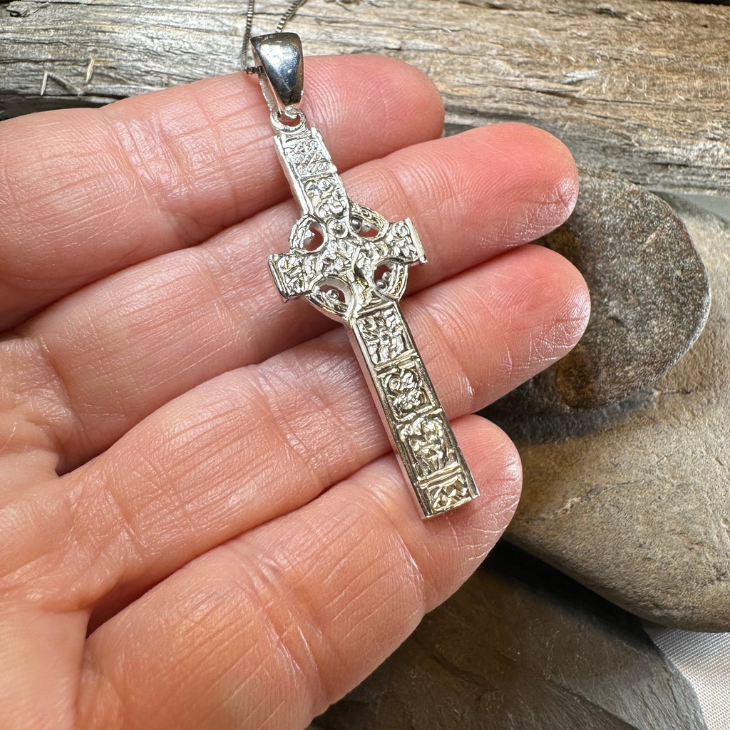 Artisan Irish Durrow Cross Necklace - Handmade in Ireland Pendant La Vie Bien Artisan Irish Durrow Cross Necklace - Handmade in Ireland