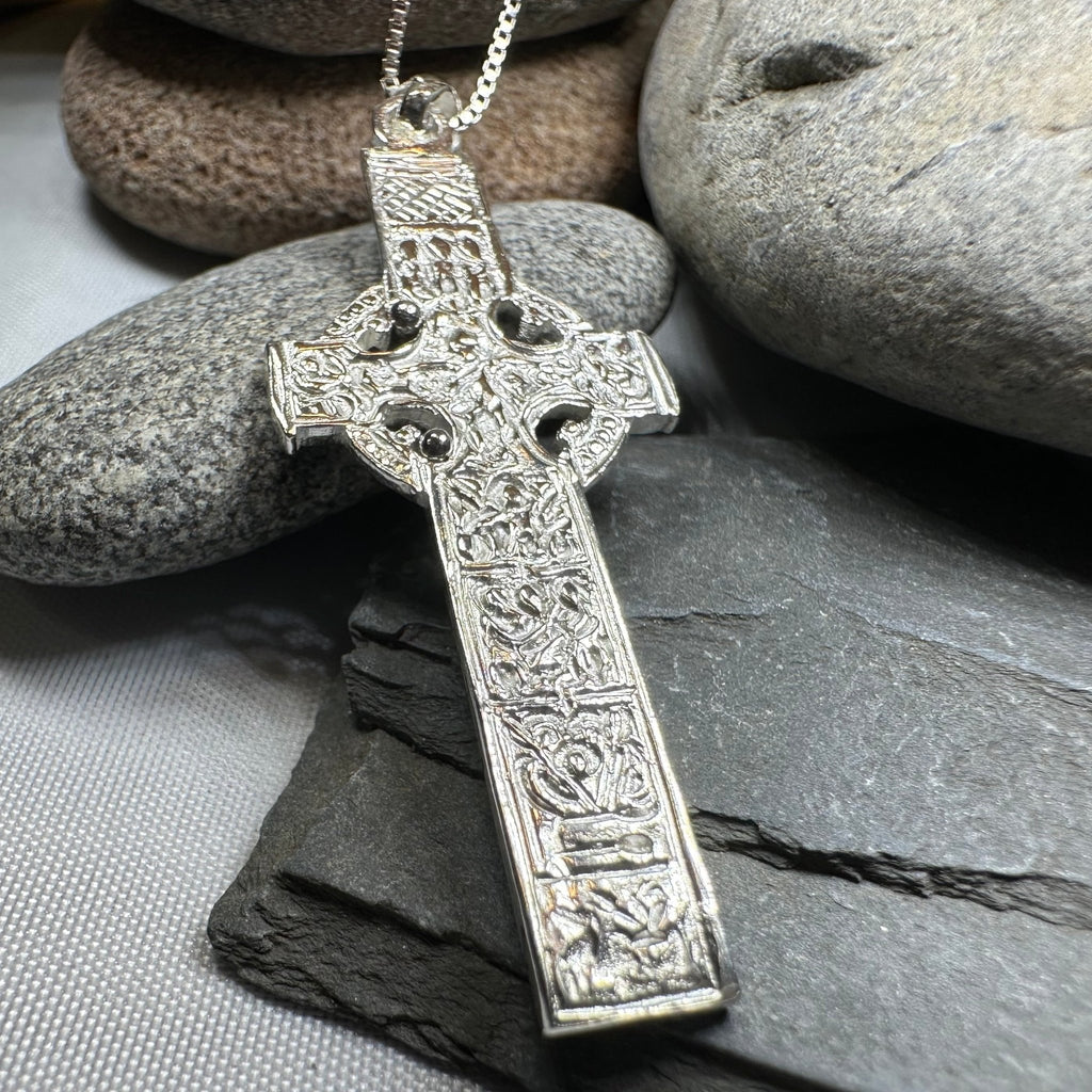 Artisan Irish Durrow Cross Necklace - Handmade in Ireland Pendant La Vie Bien Artisan Irish Durrow Cross Necklace - Handmade in Ireland