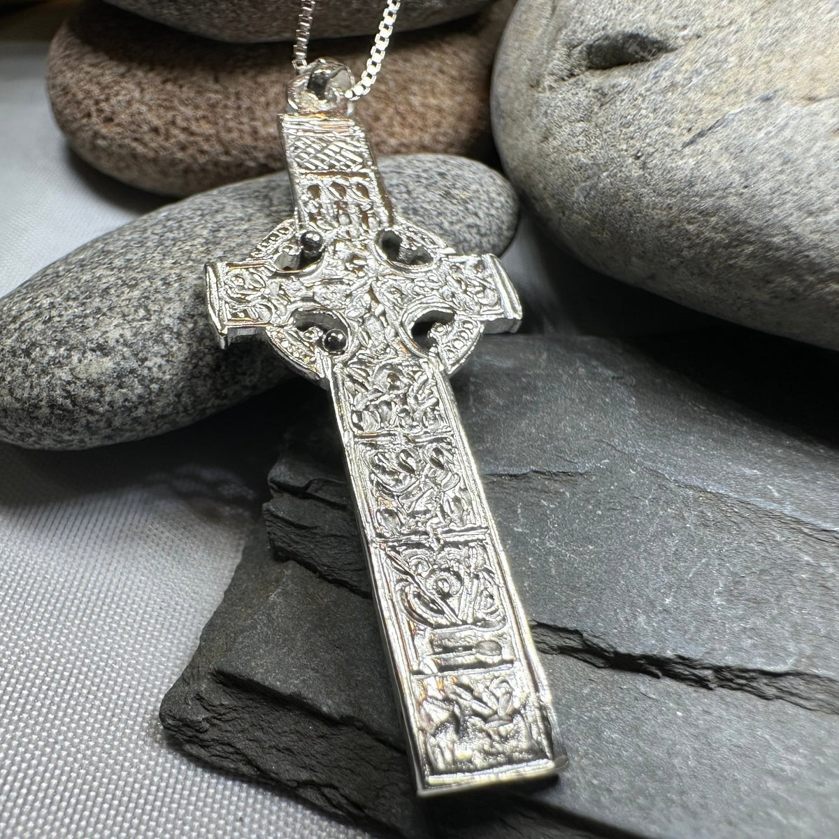Artisan Irish Durrow Cross Necklace - Handmade in Ireland Pendant La Vie Bien Artisan Irish Durrow Cross Necklace - Handmade in Ireland