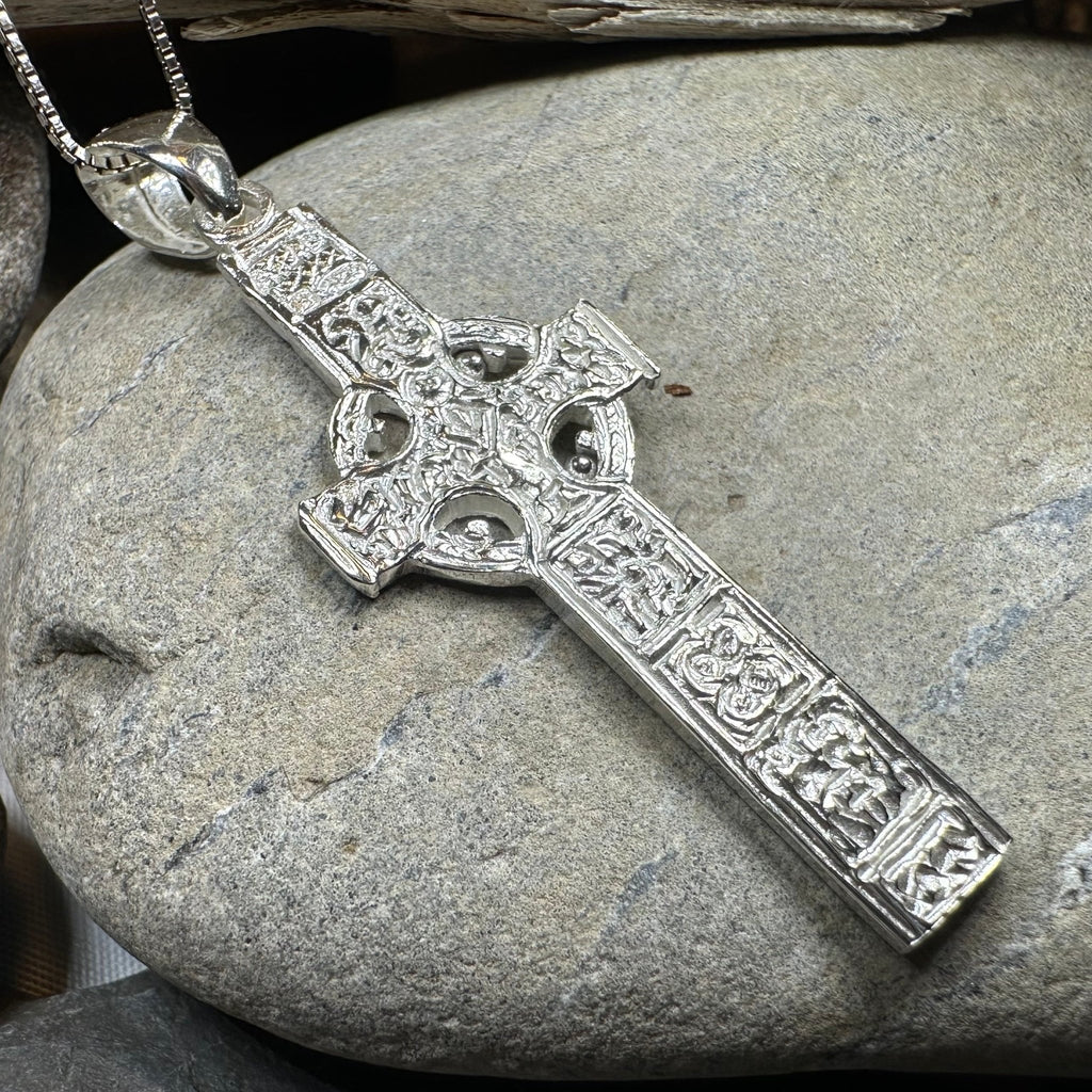Artisan Irish Durrow Cross Necklace - Handmade in Ireland Pendant La Vie Bien Artisan Irish Durrow Cross Necklace - Handmade in Ireland