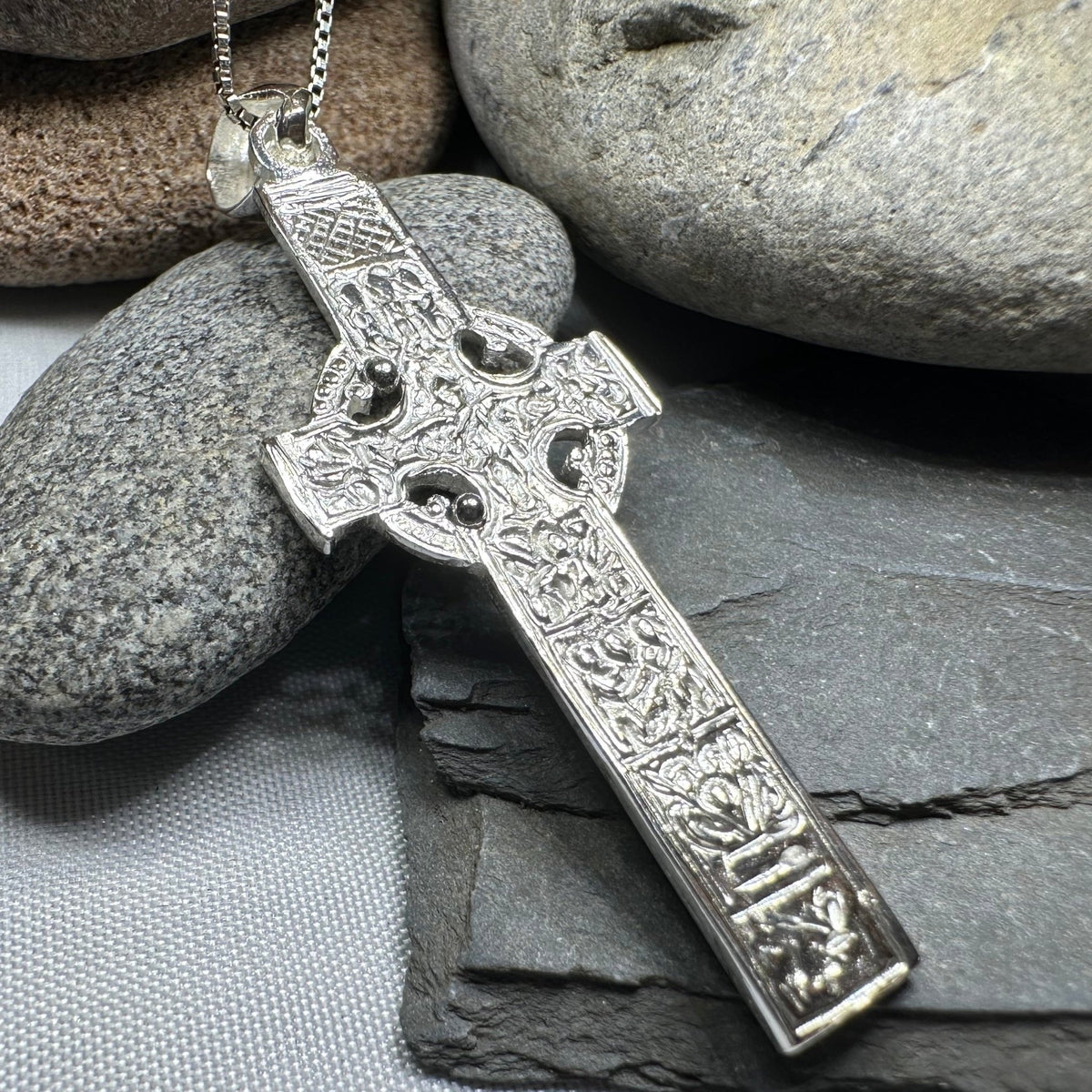 Artisan Irish Durrow Cross Necklace - Handmade in Ireland Pendant La Vie Bien Artisan Irish Durrow Cross Necklace - Handmade in Ireland