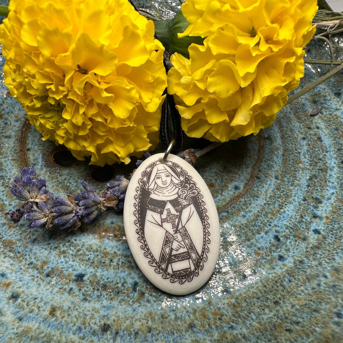 Artisan Irish Saint Brigid Necklace - Handmade in the U.S.A. Pendant La Vie Bien Artisan Irish Saint Brigid Necklace - Handmade in the U.S.A.