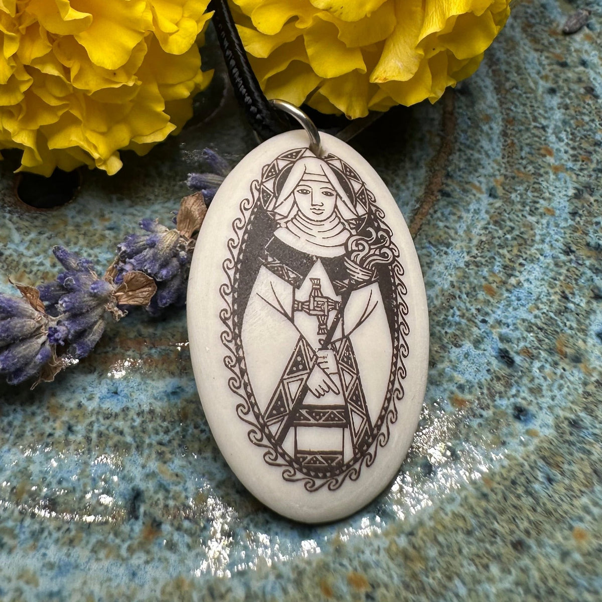 Artisan Irish Saint Brigid Necklace - Handmade in the U.S.A. Pendant La Vie Bien Artisan Irish Saint Brigid Necklace - Handmade in the U.S.A.