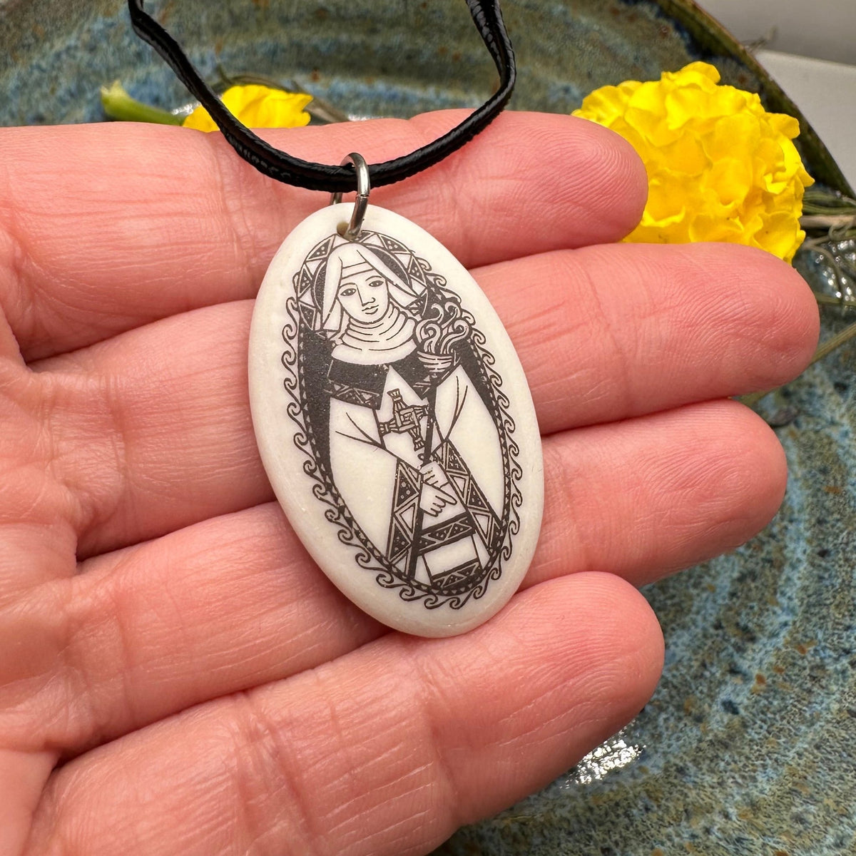 Artisan Irish Saint Brigid Necklace - Handmade in the U.S.A. Pendant La Vie Bien Artisan Irish Saint Brigid Necklace - Handmade in the U.S.A.