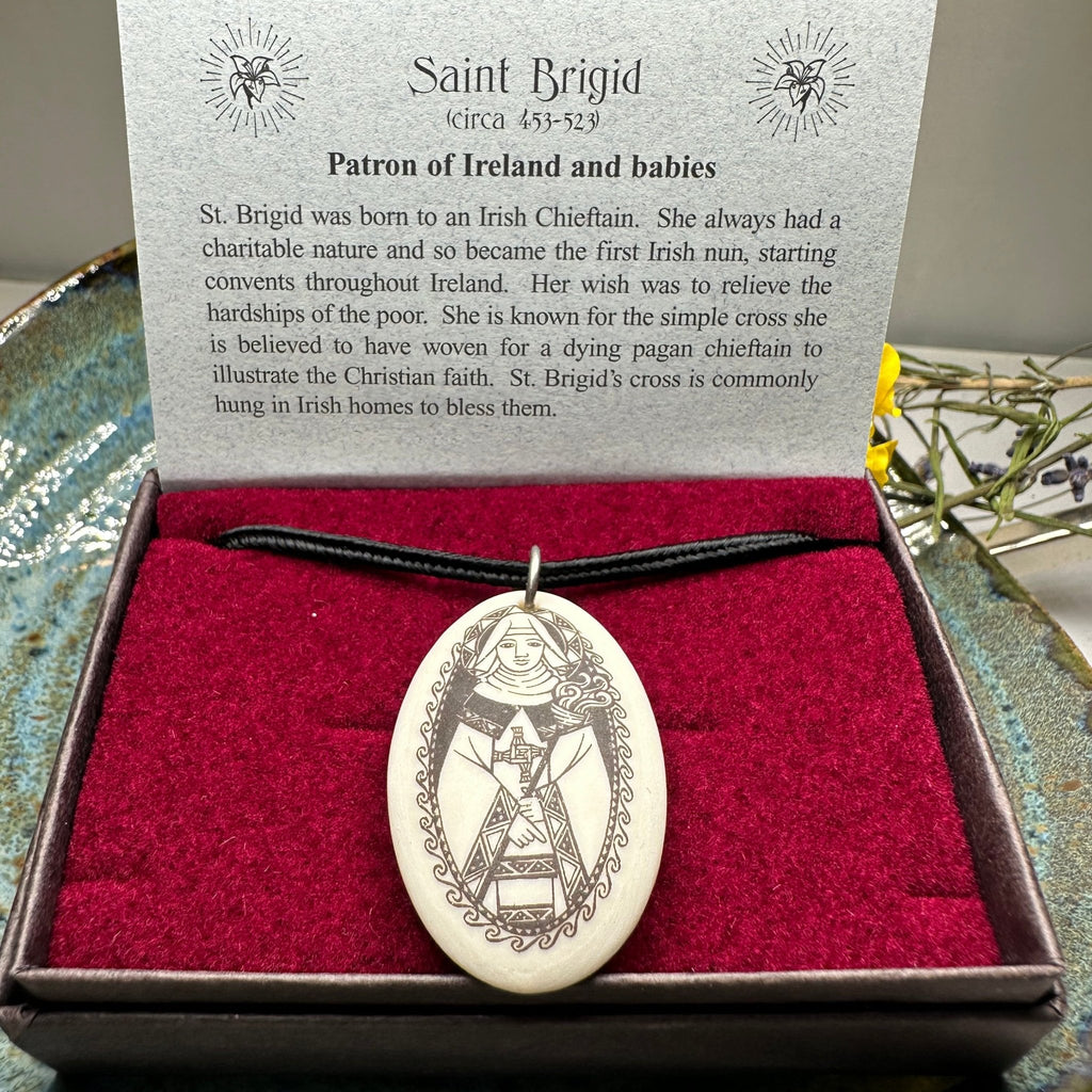 Artisan Irish Saint Brigid Necklace - Handmade in the U.S.A. Pendant La Vie Bien Artisan Irish Saint Brigid Necklace - Handmade in the U.S.A.