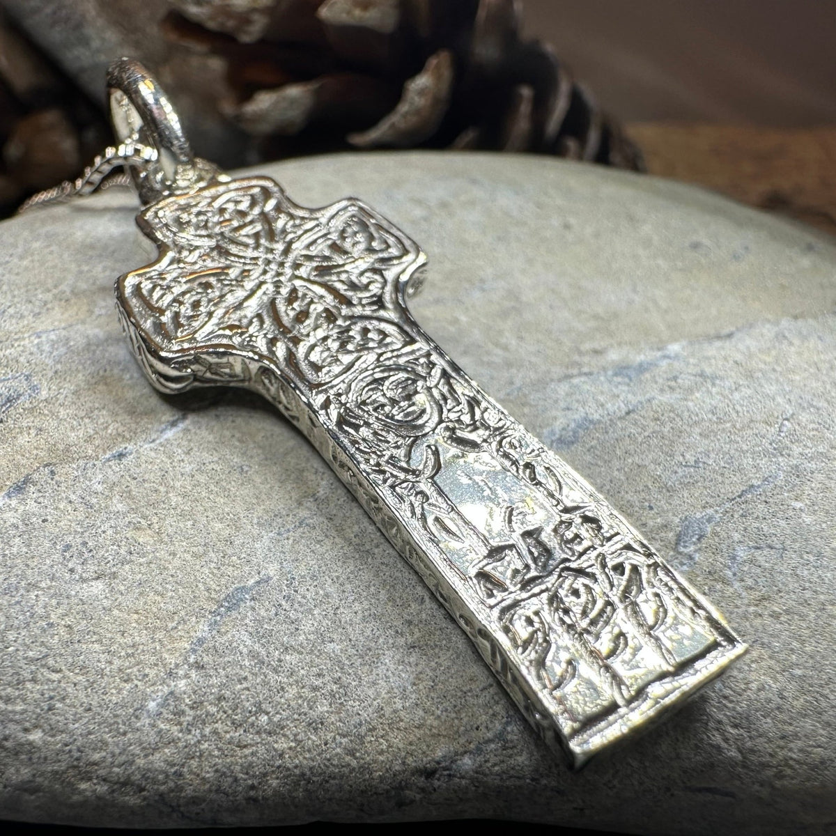 Artisan Irish Saint Patrick Cross Necklace - Made in Ireland Pendant La Vie Bien Artisan Irish Saint Patrick Cross Necklace - Made in Ireland