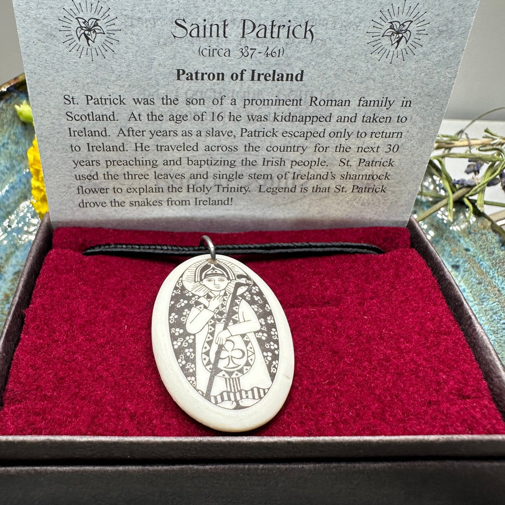 Artisan Irish Saint Patrick Necklace - Handmade in the U.S.A. Pendant La Vie Bien Artisan Irish Saint Patrick Necklace - Handmade in the U.S.A.