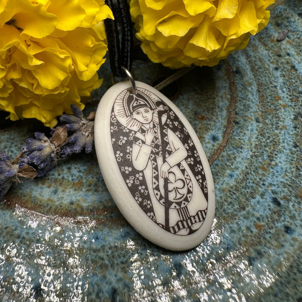 Artisan Irish Saint Patrick Necklace - Handmade in the U.S.A. Pendant La Vie Bien Artisan Irish Saint Patrick Necklace - Handmade in the U.S.A.