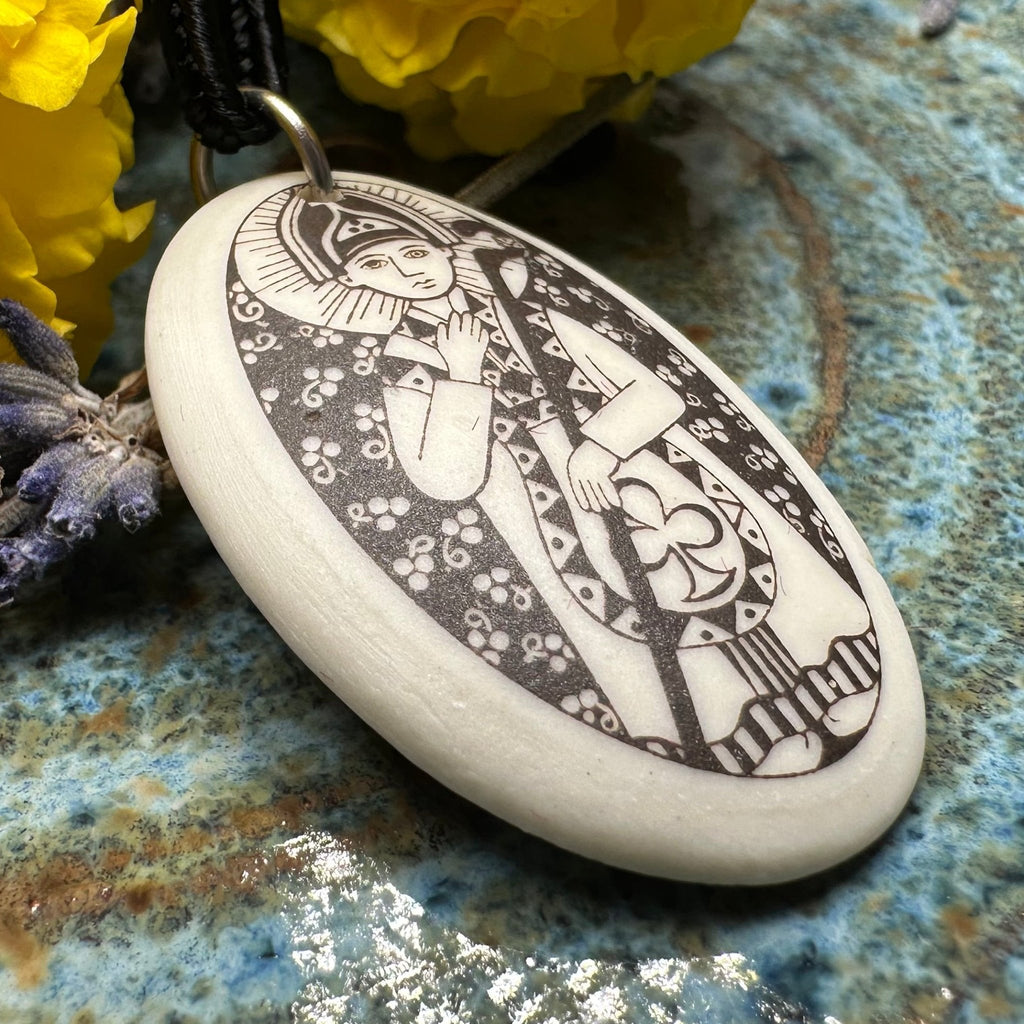 Artisan Irish Saint Patrick Necklace - Handmade in the U.S.A. Pendant La Vie Bien Artisan Irish Saint Patrick Necklace - Handmade in the U.S.A.