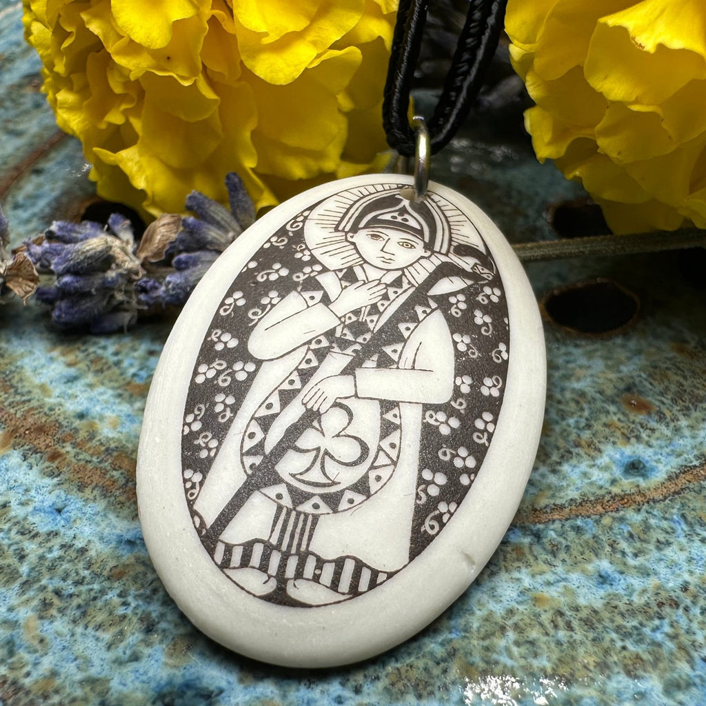 Artisan Irish Saint Patrick Necklace - Handmade in the U.S.A. Pendant La Vie Bien Artisan Irish Saint Patrick Necklace - Handmade in the U.S.A.