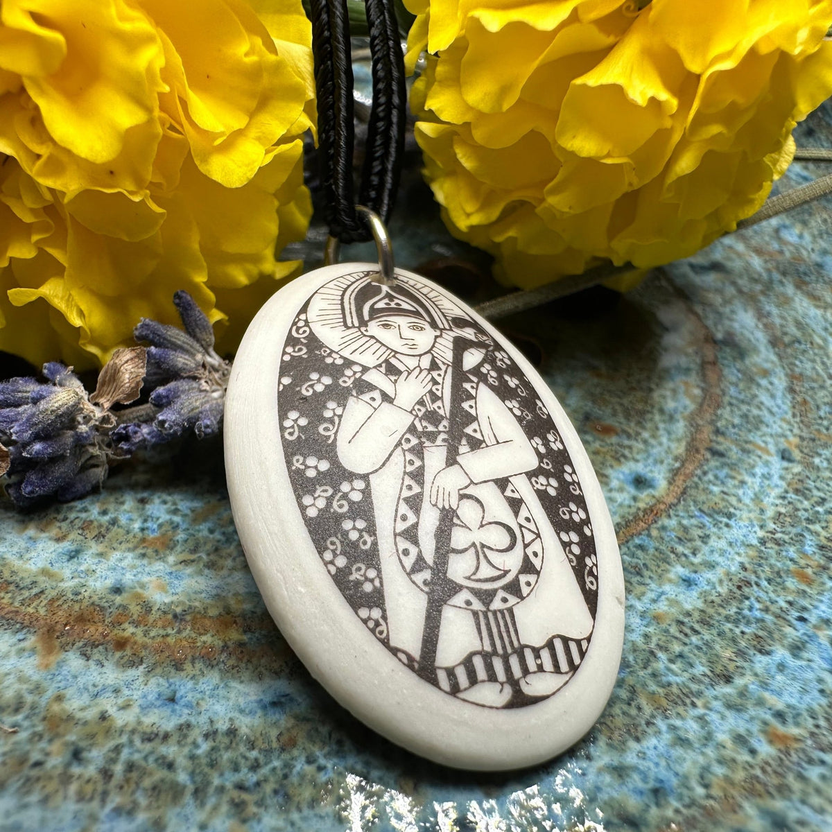Artisan Irish Saint Patrick Necklace - Handmade in the U.S.A. Pendant La Vie Bien Artisan Irish Saint Patrick Necklace - Handmade in the U.S.A.