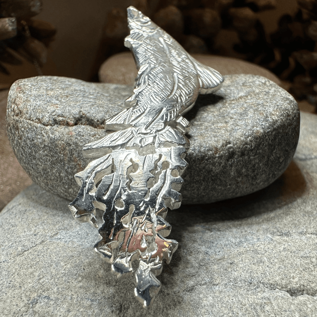 Artisan Irish Salmon of Knowledge Necklace - Made in Ireland Pendant La Vie Bien Artisan Irish Salmon of Knowledge Necklace - Made in Ireland