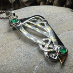 Artisan Large Irish Harp Necklace - Made in Ireland Pendant La Vie Bien Artisan Large Irish Harp Necklace - Made in Ireland