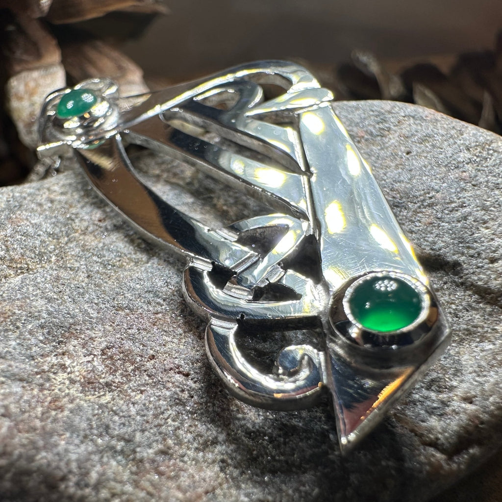 Artisan Large Irish Harp Necklace - Made in Ireland Pendant La Vie Bien Artisan Large Irish Harp Necklace - Made in Ireland