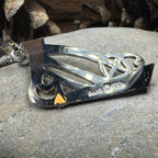 Artisan Large Irish Harp Necklace - Made in Ireland Pendant La Vie Bien Artisan Large Irish Harp Necklace - Made in Ireland