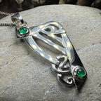 Artisan Large Irish Harp Necklace - Made in Ireland Pendant La Vie Bien Artisan Large Irish Harp Necklace - Made in Ireland