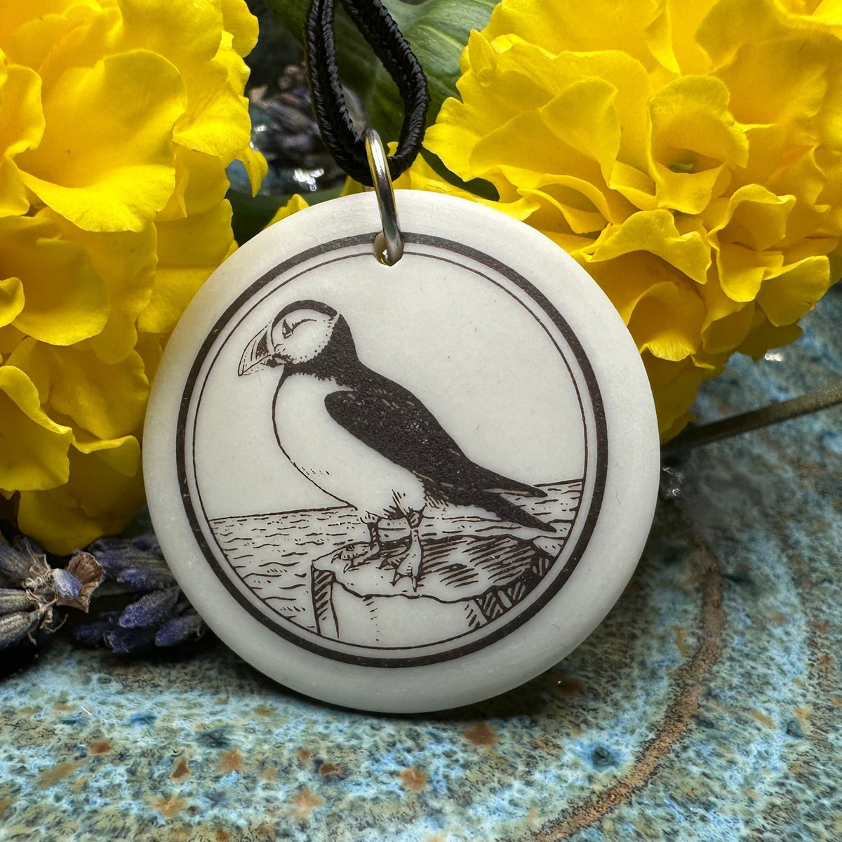 Artisan Puffin Necklace - Handmade in U.S.A. Pendant La Vie Bien Artisan Puffin Necklace - Handmade in U.S.A.
