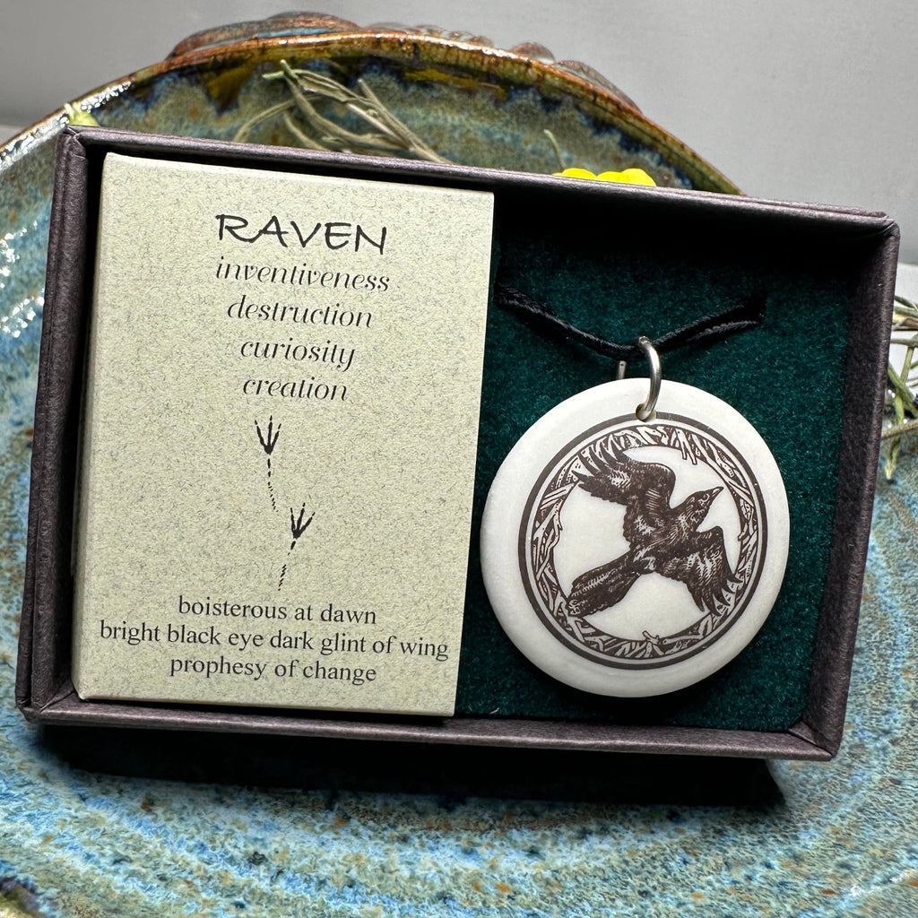 Artisan Raven Necklace - Handmade in the U.S.A. Pendant La Vie Bien Artisan Raven Necklace - Handmade in the U.S.A.