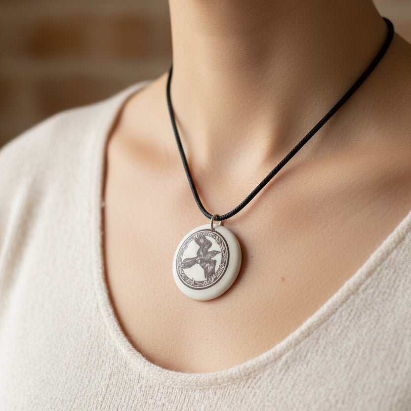 Artisan Raven Necklace - Handmade in the U.S.A. Pendant La Vie Bien Artisan Raven Necklace - Handmade in the U.S.A.