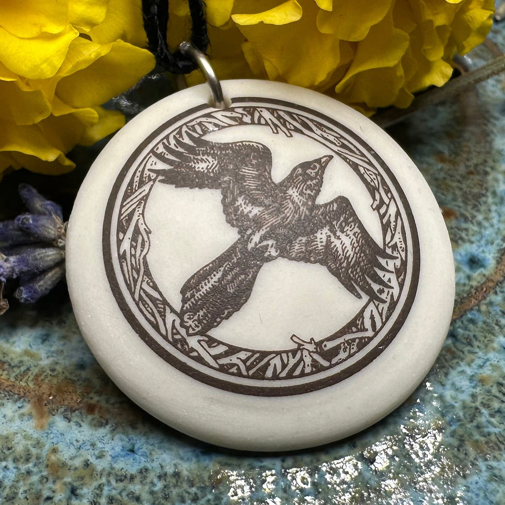 Artisan Raven Necklace - Handmade in the U.S.A. Pendant La Vie Bien Artisan Raven Necklace - Handmade in the U.S.A.