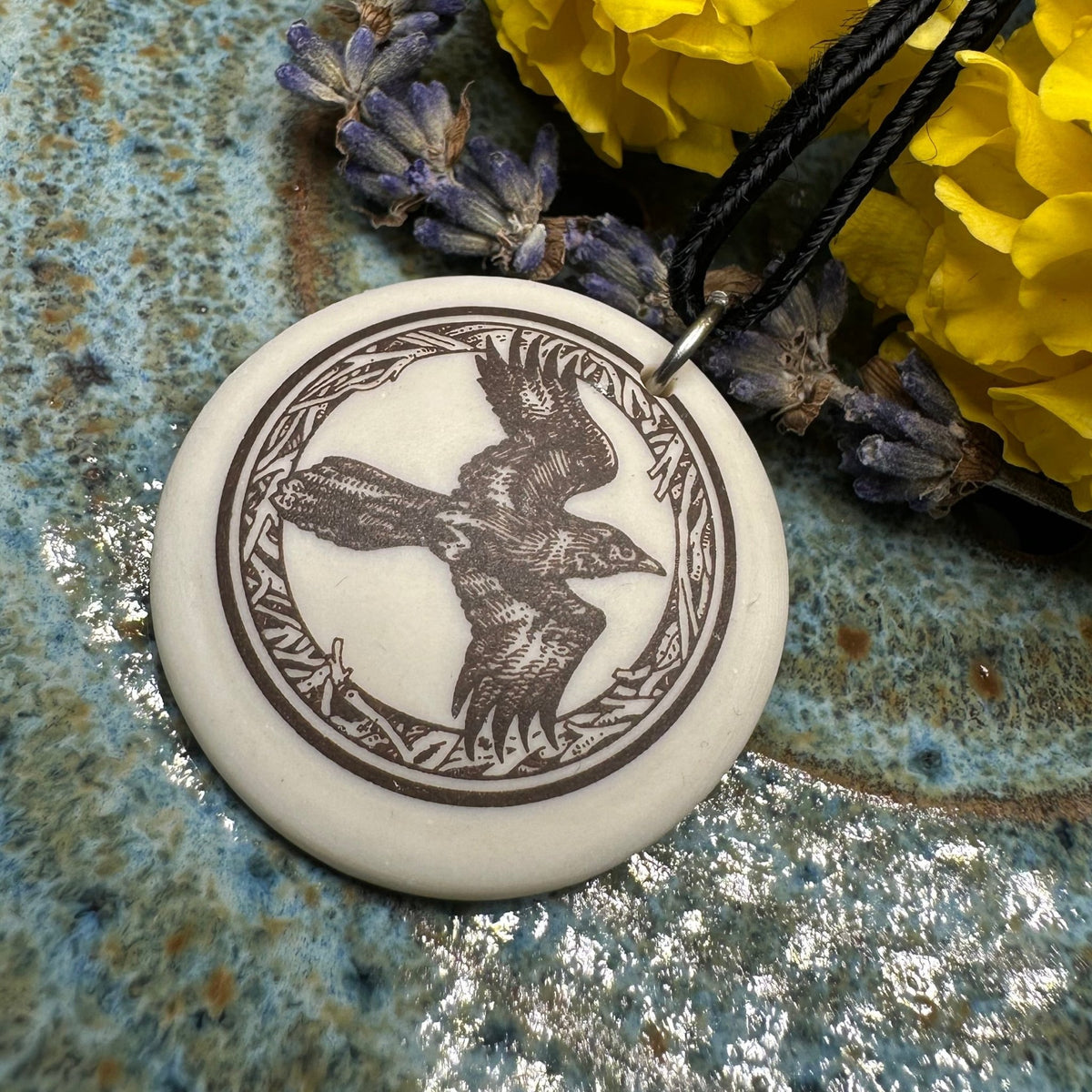Artisan Raven Necklace - Handmade in the U.S.A. Pendant La Vie Bien Artisan Raven Necklace - Handmade in the U.S.A.