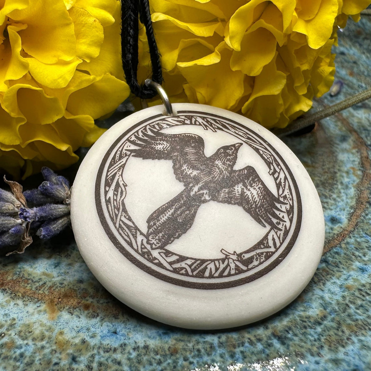 Artisan Raven Necklace - Handmade in the U.S.A. Pendant La Vie Bien Artisan Raven Necklace - Handmade in the U.S.A.