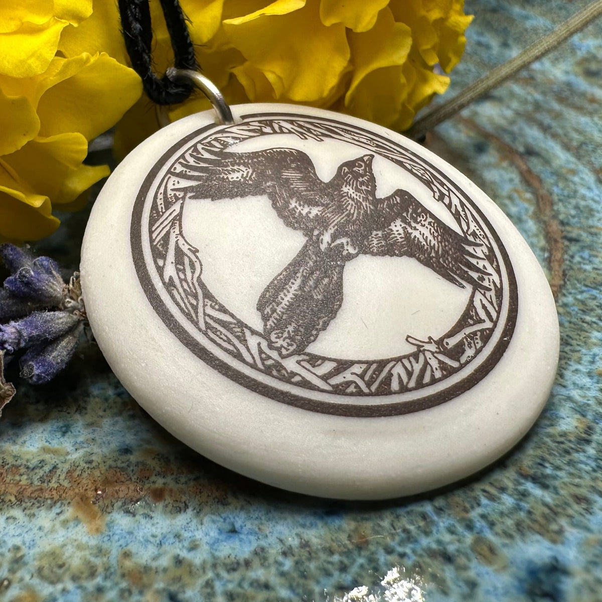 Artisan Raven Necklace - Handmade in the U.S.A. Pendant La Vie Bien Artisan Raven Necklace - Handmade in the U.S.A.
