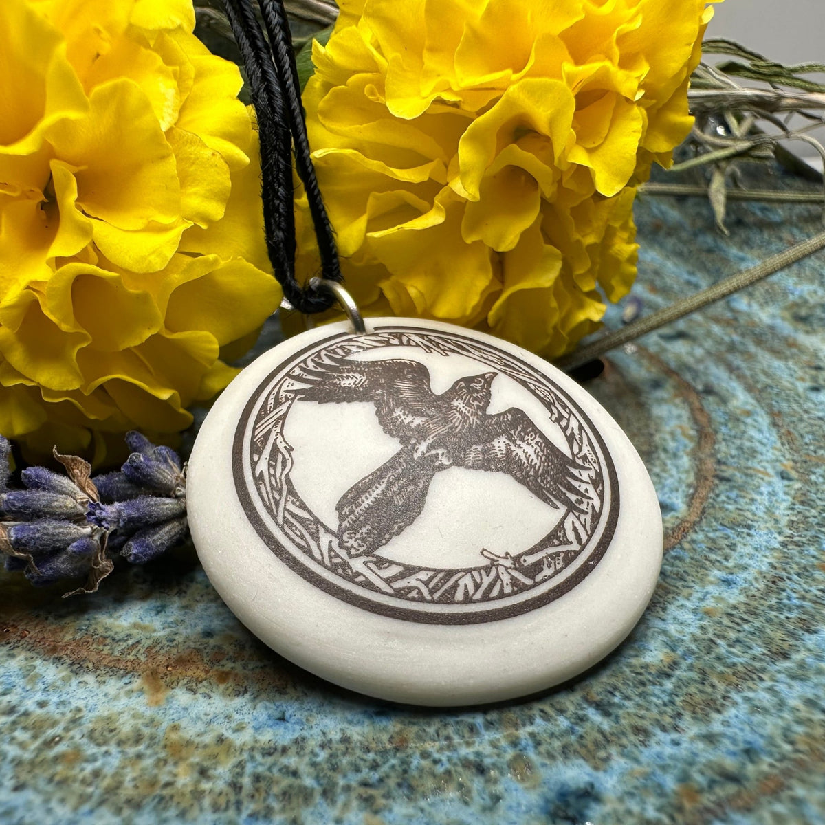 Artisan Raven Necklace - Handmade in the U.S.A. Pendant La Vie Bien Artisan Raven Necklace - Handmade in the U.S.A.