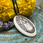 Artisan Scottish Saint Margaret Necklace - Handmade in the U.S.A. Pendant La Vie Bien Artisan Scottish Saint Margaret Necklace - Handmade in the U.S.A.
