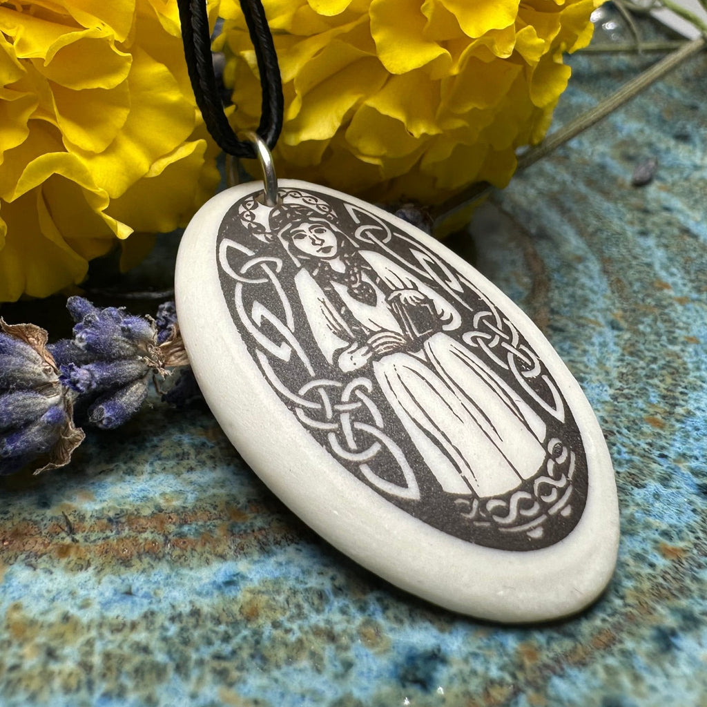 Artisan Scottish Saint Margaret Necklace - Handmade in the U.S.A. Pendant La Vie Bien Artisan Scottish Saint Margaret Necklace - Handmade in the U.S.A.