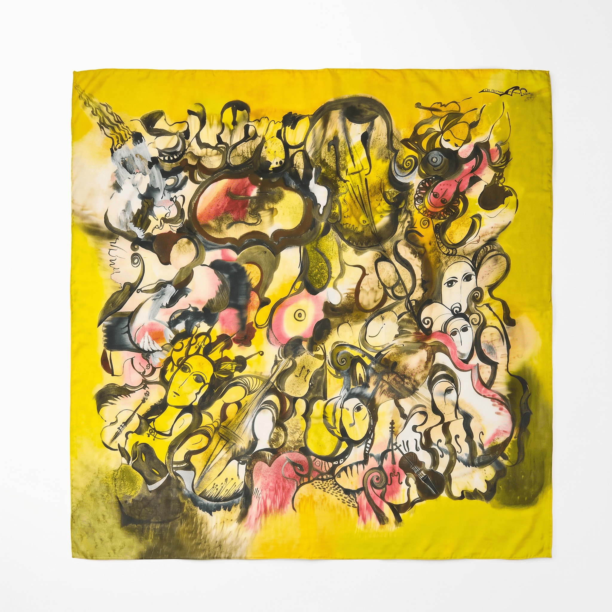 Artistry in Silk Scarf Silk scarf La Vie Bien Artistry in Silk Scarf